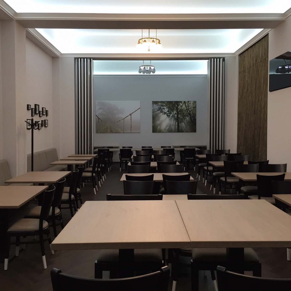 Corporate restaurant reconstruction | OTP – Nádor utca, Budapest